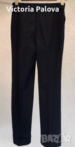 Черен вълнен панталон DISTIVA, снимка 5 - Панталони - 42655243