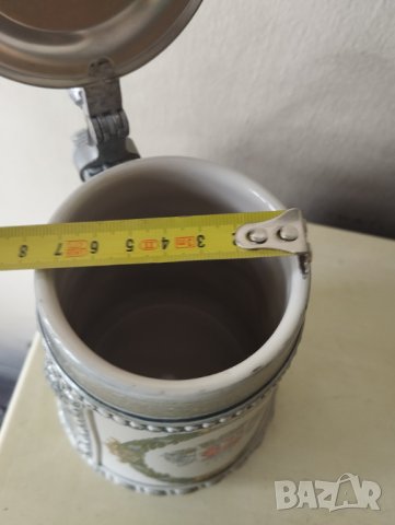 стара халба за бира, снимка 3 - Антикварни и старинни предмети - 41797463