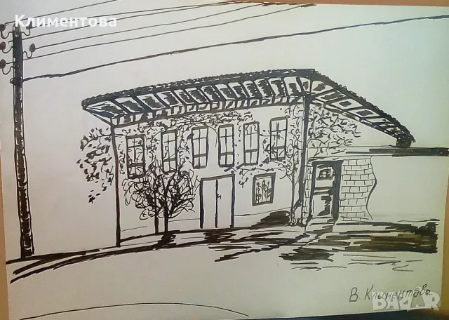 Картина "Стара къща", снимка 3 - Картини - 56324559