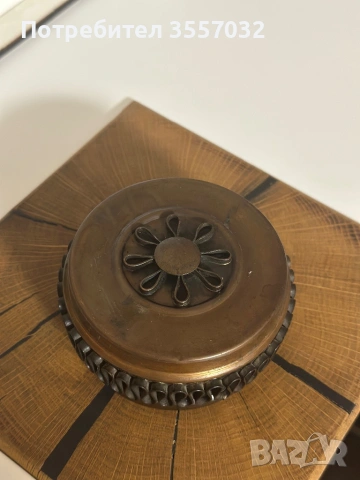 Ретро медна кутия , снимка 2 - Антикварни и старинни предмети - 53484093