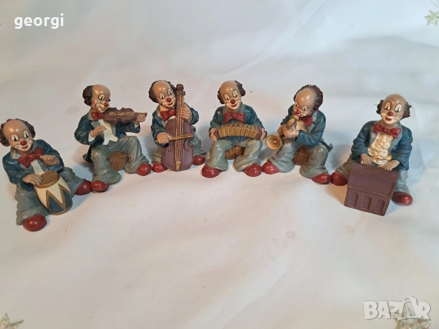колекция фигури на клоуни музиканти Gilde 33/2, снимка 2 - Колекции - 53537234