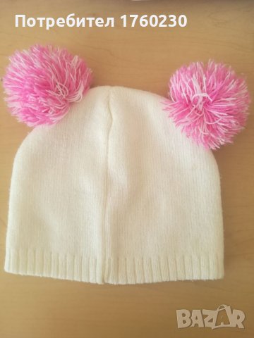 Комплект шапка, шал и ръкавици на Мини Маус, снимка 4 - Бебешки шапки - 40117814
