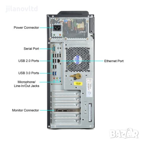 Работна станция Lenovo S30 E5-2680 32GB 256GB SSD 500GB HDD K2000, снимка 5 - Работни компютри - 42415259