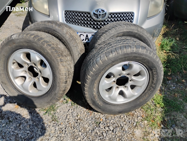 4 броя гуми с алуминиеви джанти 15" 6х139.7х108 Мицубиши Паджеро, Нисан Терано, Форд, снимка 2 - Гуми и джанти - 51986836