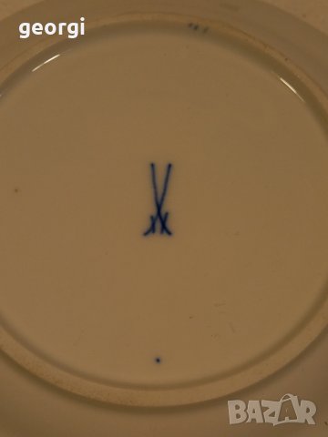 порцеланова чиния Meissen , снимка 6 - Чинии - 44252042