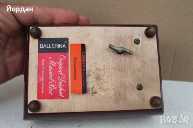 Музикална кутия за бижута, снимка 7 - Антикварни и старинни предмети - 42357099