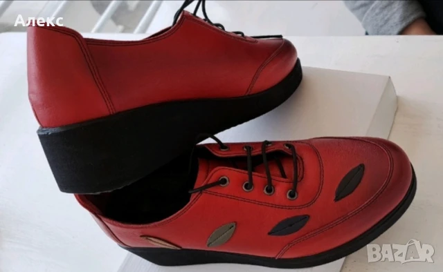 Нови български обувки от естествена кожа, снимка 2 - Дамски ежедневни обувки - 50495815