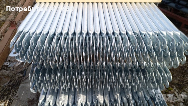 Пети за скеле 40 и 60 см, поцинковани, нови, снимка 7 - Строителни материали - 53424796