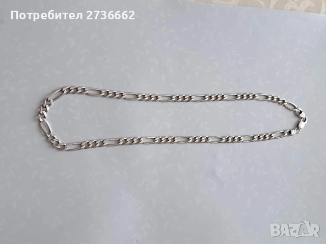 Сребърен Ланец Картие , снимка 3 - Колиета, медальони, синджири - 53483440