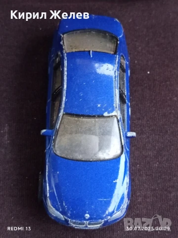 Метална количка BMW 5 SERIES рядка за КОЛЕКЦИЯ ДЕКОРАЦИЯ 41768, снимка 5 - Колекции - 51196576