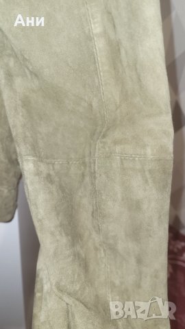 Яке от естествена кожа/велур S размер, снимка 4 - Якета - 42330242