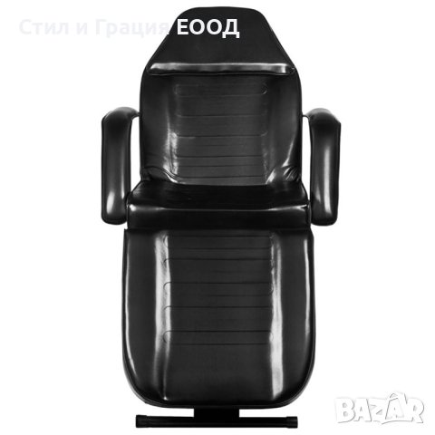 Фиксирана кушетка Basic 202 - сива/бяла/черна 180 x 60/80 x 75 см, снимка 16 - Фризьорски столове - 37777299