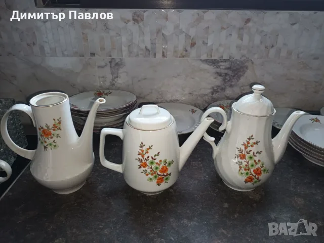 Български порцелан, снимка 7 - Сервизи - 56096560
