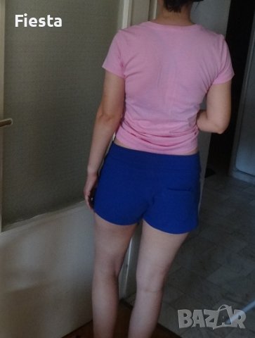 Adidas оригинални, къси, спортни панталони Адидас в лилав цвят, снимка 9 - Къси панталони и бермуди - 41346679