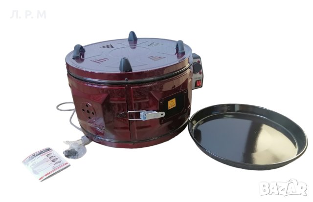 Емайлирана Кръгла фурна - обем 36 литра, снимка 3 - Печки, фурни - 44192310