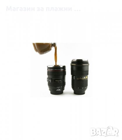Креативна термо чаша за фотографи с метална вътрешност - код С ОТВОР ЗА ПИЕНЕ , снимка 3 - Чаши - 34445626