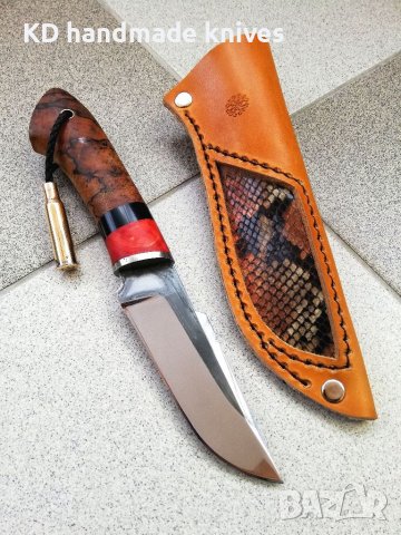 Ръчно изработен ловен нож от марка KD handmade knives ловни ножове, снимка 1 - Ловно оръжие - 39892104