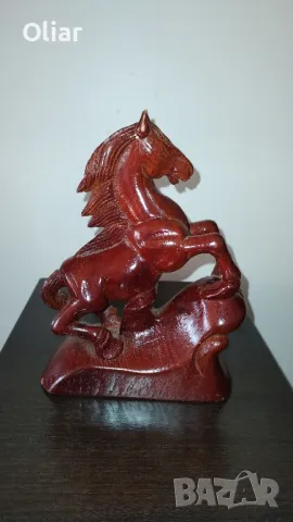 Много красива статуетка на кон от дърво., снимка 2 - Декорация за дома - 48466796