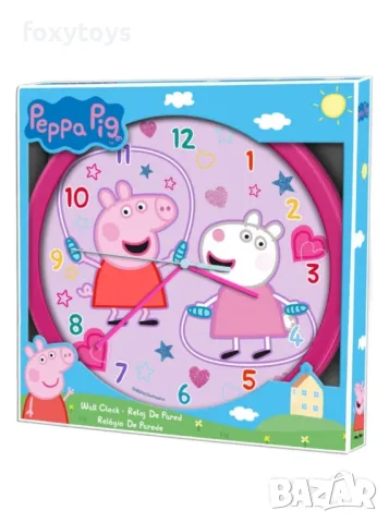 Стенен часовник Peppa Pig, Пепа, снимка 2 - Други - 48100008