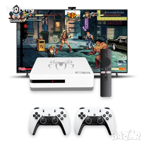Gaming TV Box Нова G7 Android 14 40,000 игри 15000 каналаИгрова конзола и tv box в едно, снимка 8 - Игри за PlayStation - 53524019