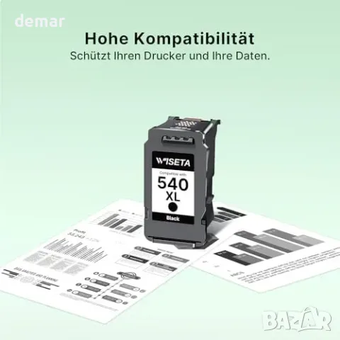 Черна съвместима мастилена касета PG-540XL за Canon, 1 брой, снимка 4 - Консумативи за принтери - 56216823