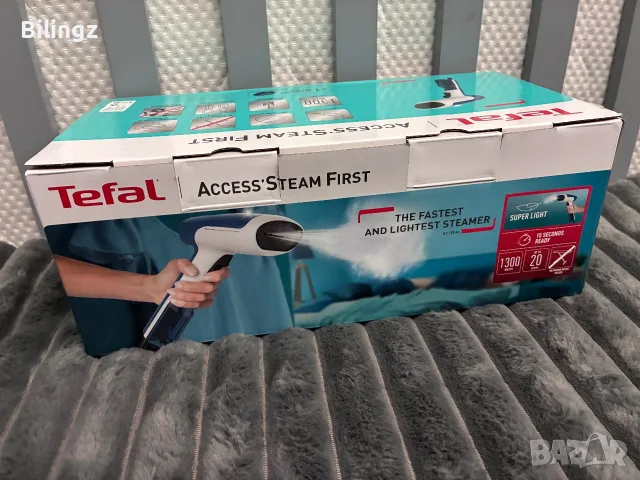 УРЕД ЗА ГЛАДЕНЕ С ПАРА TEFAL DT6130E0 1300 W, 70.0 ml , нов с 2г гаранция, снимка 2 - Ютии - 56064289