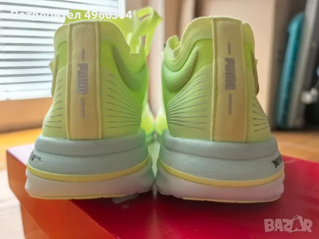 ЧИСТО НОВИ Маратонки с карбонова пластина PUMA Deviate Nitro Elite – размер 37 (23 см), снимка 5 - Маратонки - 56232581
