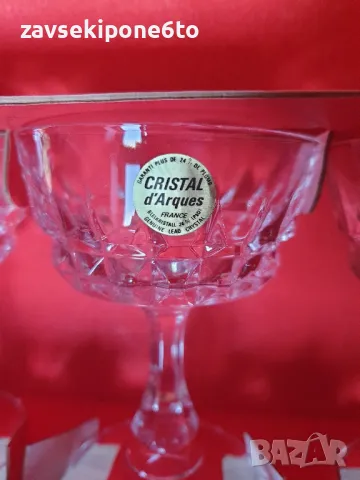 маркови френски к-кт кристални чаши, снимка 1