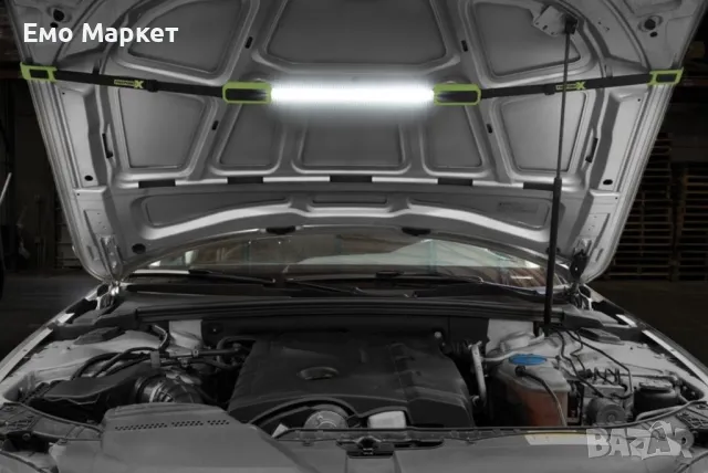 Регулируема акумулаторна LED работна лампа с 1000+ лумена, снимка 2 - Лед осветление - 49046166