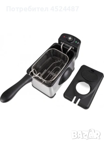 Фритюрник Voltz, 2000W, 2л./ 3л, снимка 3 - Фритюрници - 53848474