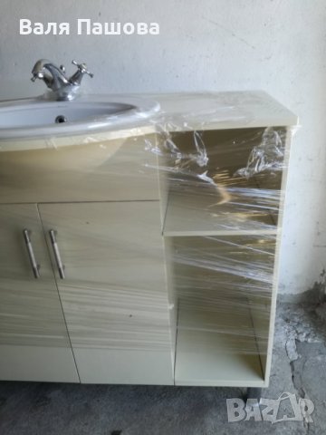 Шкаф за баня с вградена мивка и със смесител, снимка 6 - Шкафове - 42599845