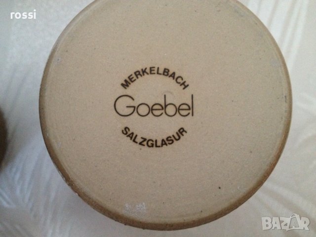 Vintage. Goebel. Не използван. Немски сервиз кана и 2 чаши за вино/ракия., снимка 11 - Антикварни и старинни предмети - 39965233