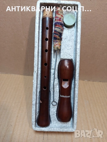 Стара Немска Музикална Флейта. НОМЕР 688., снимка 2 - Антикварни и старинни предмети - 53406931