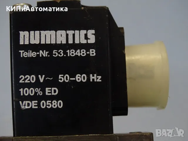 пневматичен разпределител Numatics AV12EM4HS16 Solenoid Valve 220VAC, снимка 5 - Резервни части за машини - 48588157