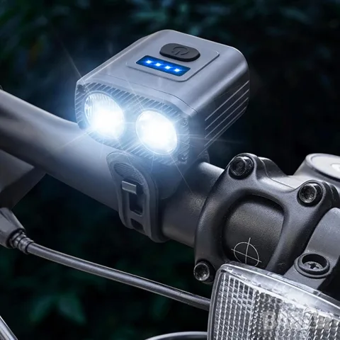 LED фар за велосипед 550 lm с два T6 диода, снимка 5 - Аксесоари и консумативи - 55866704