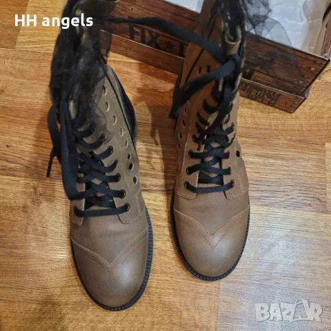 Neds  ботуши естествена кожа, снимка 4 - Дамски ботуши - 49418567