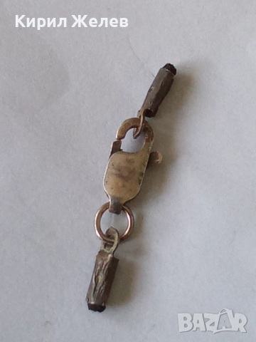 Сребърна карабинка закопчалка 35978