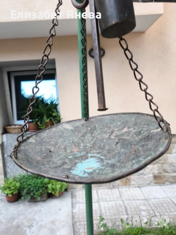 Стар търговски кантар паланца, снимка 4 - Антикварни и старинни предмети - 51783229