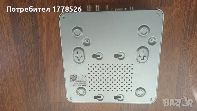 Цифров видеорекордер с хард диск, за 4 камери, модел – Hikvision DS-7104HWI-SH, 30€