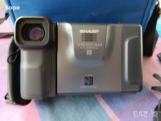 SHARP VL-E78E Video 8 Video Camera Made in Japan, снимка 3 - Камери - 48653079
