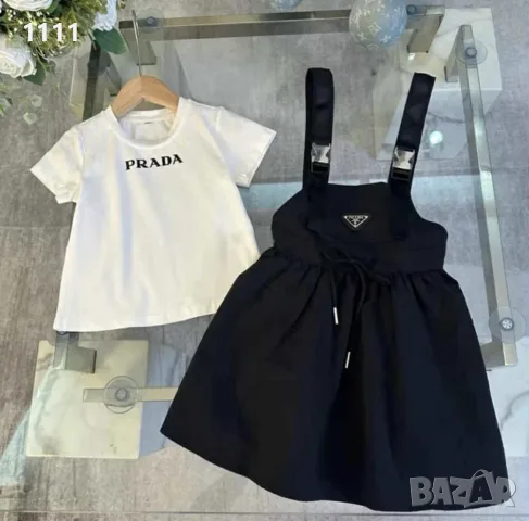Детска рокля Prada - 116-122см, снимка 2 - Детски рокли и поли - 56144644