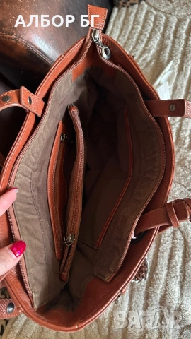 Чанта естествена кожа, снимка 5 - Чанти - 53838847