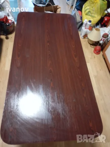 Маса холна естествено дърво венге, снимка 1