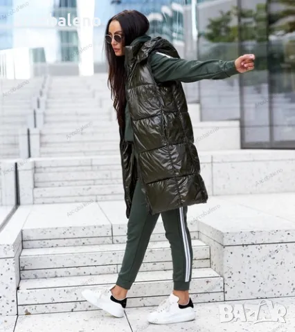 Дамска жилетка със сваляща се качулка Artemia, снимка 2 - Якета - 48954037