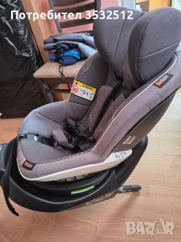 BeSafe столче за кола iZi Turn i-Size Metalic Melange, снимка 6 - Столчета за кола и колело - 52709426