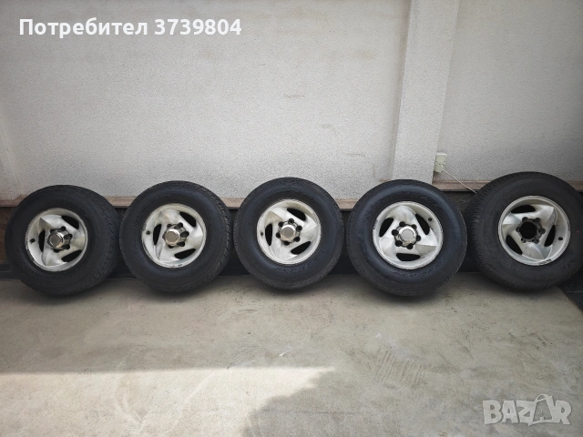 Джанти с гуми 6х139,7 *107,1*j7.5 et 5*15 ки * 235/75/15, снимка 3 - Гуми и джанти - 53623647