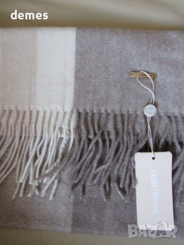 Фин шал 100% кашмир, райе, органичен кашмир, Монголия, снимка 6 - Шалове - 36321952