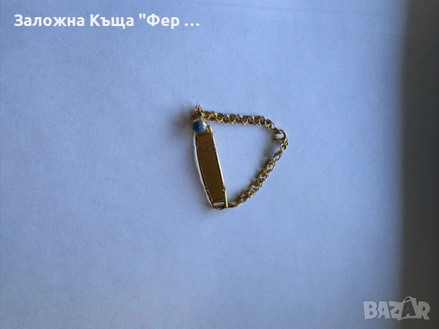 75€/ГР Бебешка златна гривна, снимка 5 - Гривни - 56309890