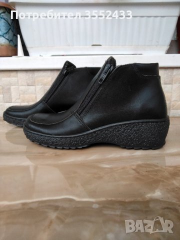 Бълг. нови обувки от естествена кожа, шити, снимка 3 - Дамски боти - 38751307