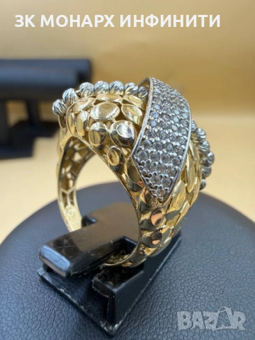 Златен пръстен /585/, снимка 4 - Пръстени - 53288567